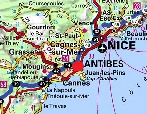 Plan_antibes Plan antibes et sa région