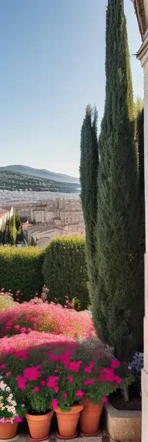 Vue de la ville de saint paul de vence Vue de la ville de saint paul de vence