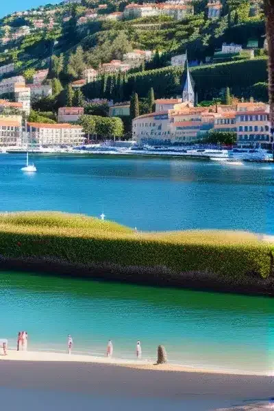 Vue de beaulieu sur mer