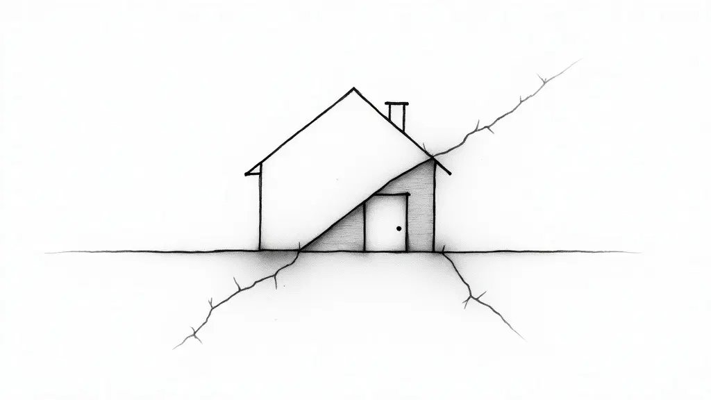 Diagonal Cracks in Your House: Differential Foundation Settlement Explained