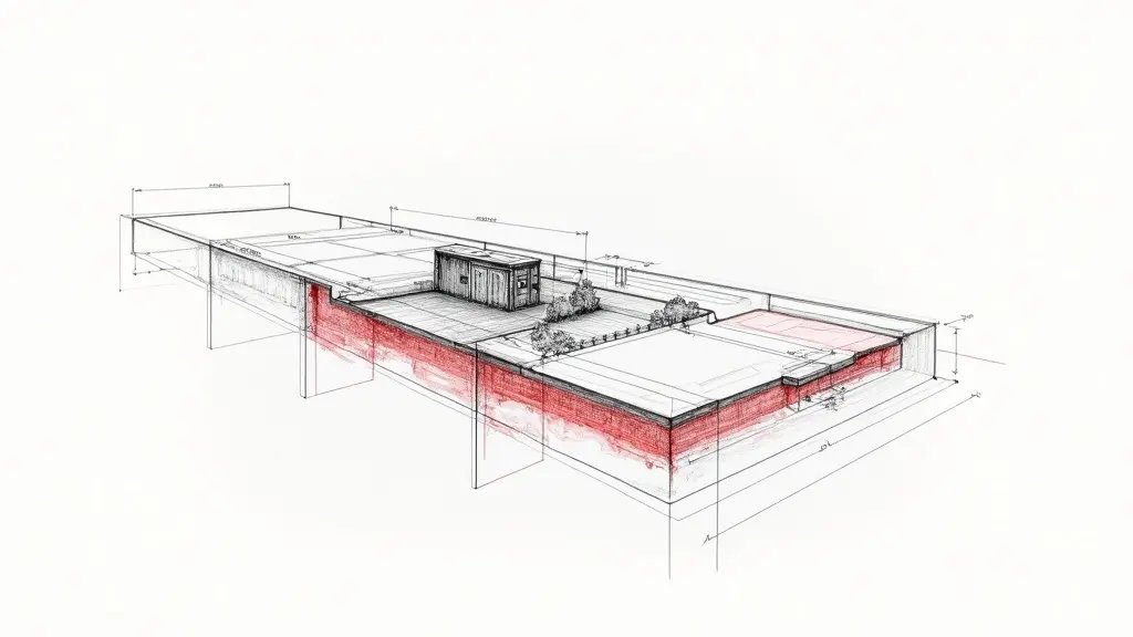 Contested Excavation Volume Calculation in Nice: Prismoidal Method Explained
