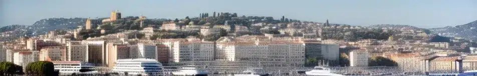 戛纳市的景色 Vue de la ville de cannes